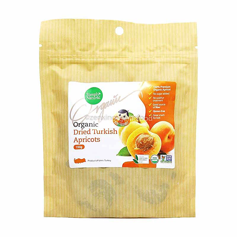Simply Natural Organic Dried Turkish Apricot, 150g