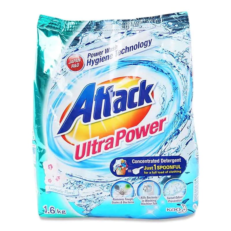 Attack Laundry Powder Ultra Power - Floral 1.6kg