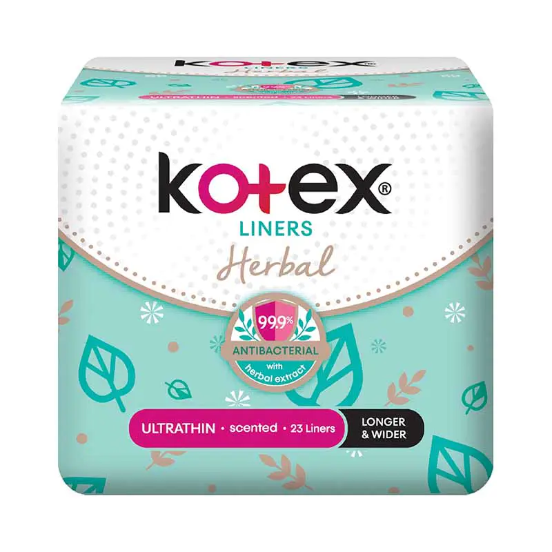Kotex Liner Longer Wider Unscented 23S