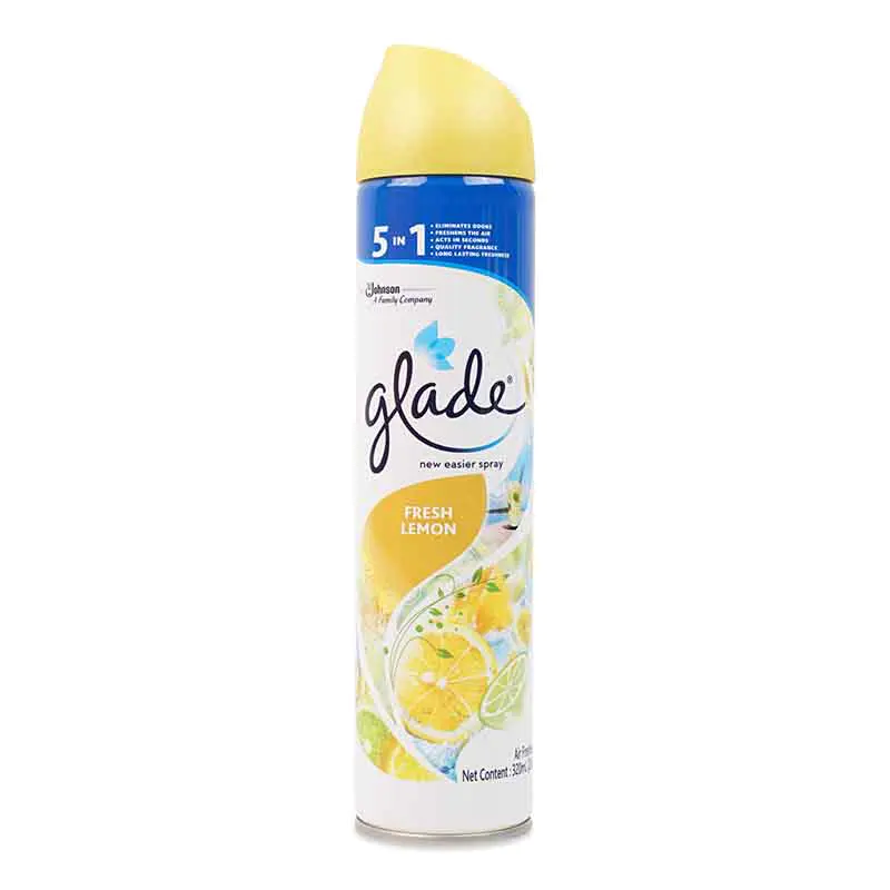 Glade Air Freshener Aerosol - Fresh Lemon 320ml