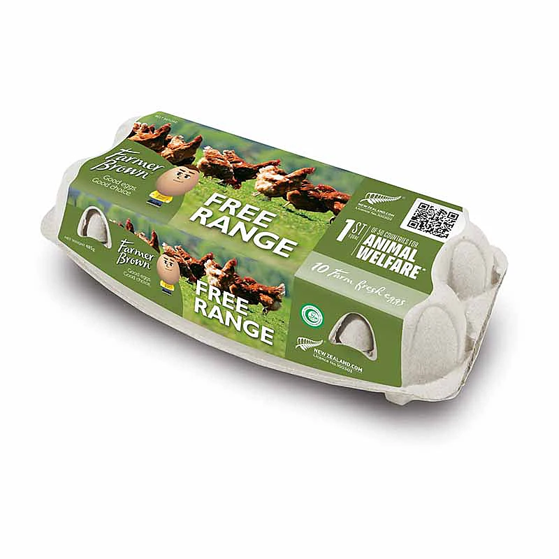 Farmer Brown Free Range Eggs 10S 530g