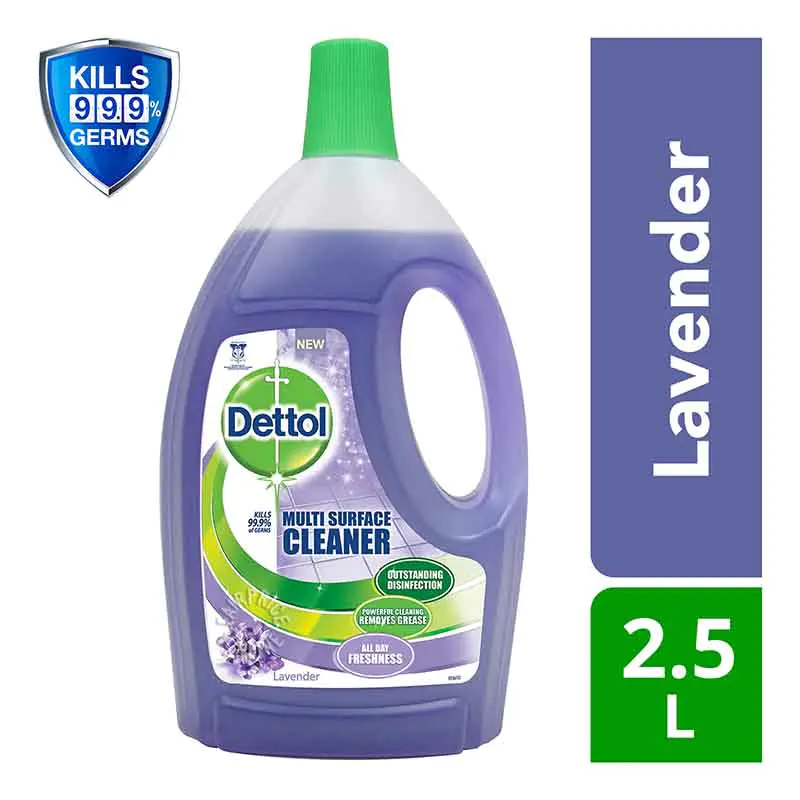 Dettol Multi Surface Cleaner Lavendar, 2500Ml