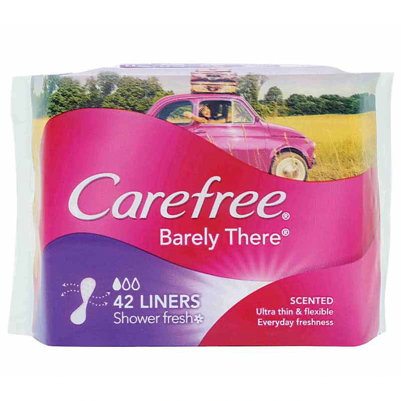Carefree Liner Barelythere Scented 42S