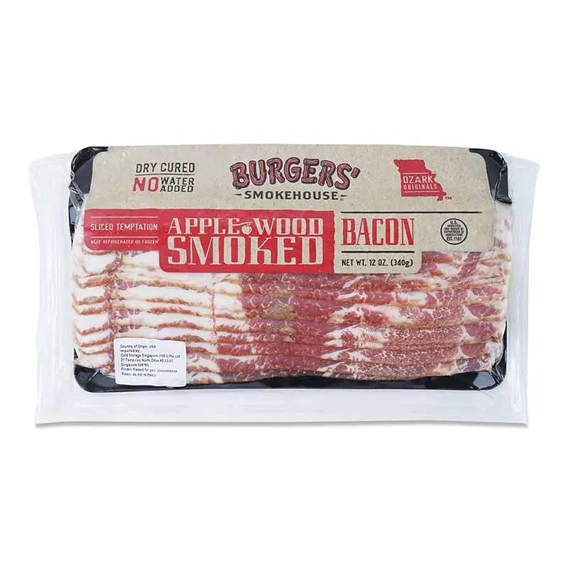 Burgers' Smokehouse Applewood Bacon, 340g