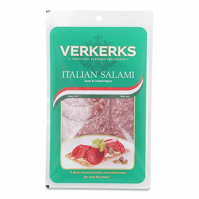 Verkerks Italian Sliced Salami, 100g