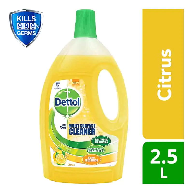 Dettol Multi Surface Cleaner Citrus, 2500Ml