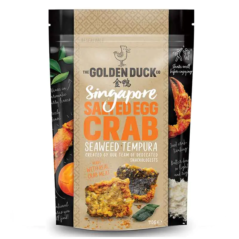 The Golden Duck Salted Egg Crab Sweed Tempura, 102g