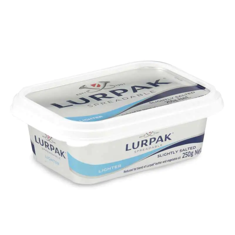Lurpak Spreadable Butter Lighter Slightly Salted 250g