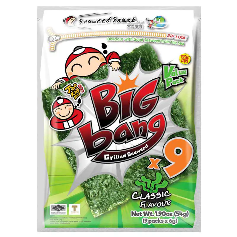 Tao Kae Noi Big Bang Seaweed - Classic 9s X 6g