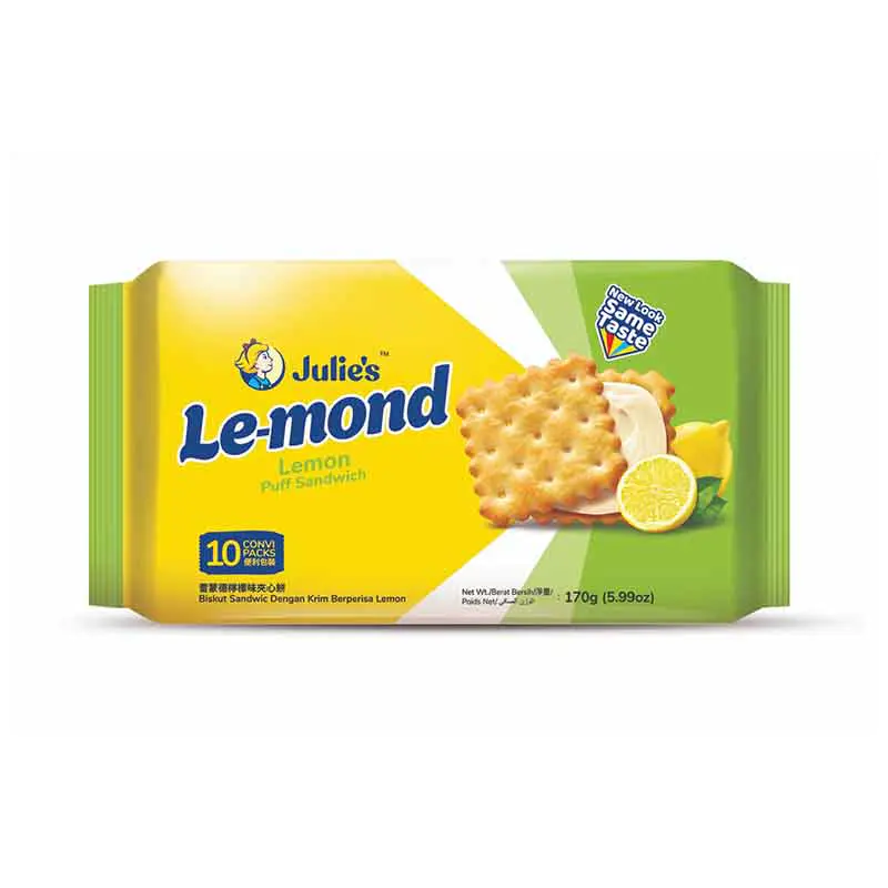 HALAL JULIE'S LE-MOND PUFF LEMON 170G
