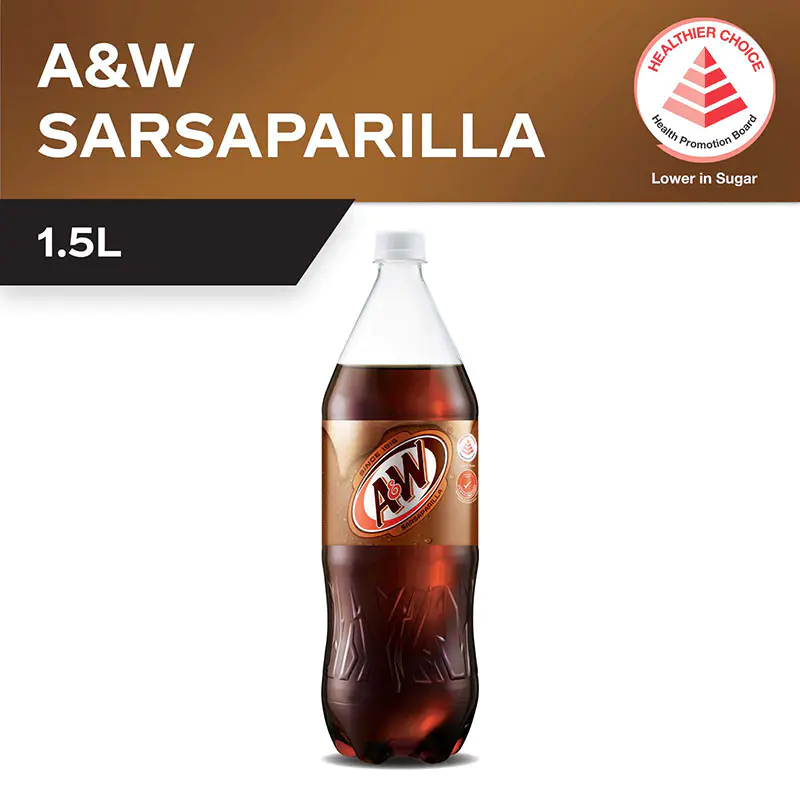 A&W Sarsaprailla Bottle, 1.5L