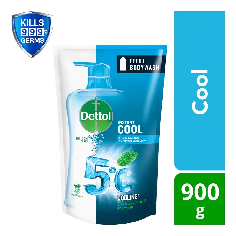 Dettol Body Wash Refill Cool, 900g