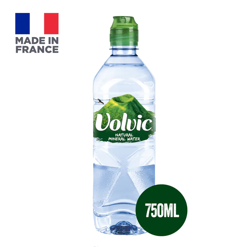 Volvic Natural Mineral Water  Sports Cap 750Ml