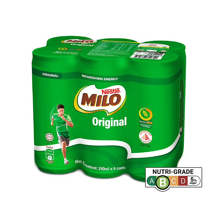 Nestle Milo Rtd Original 6S 240ML