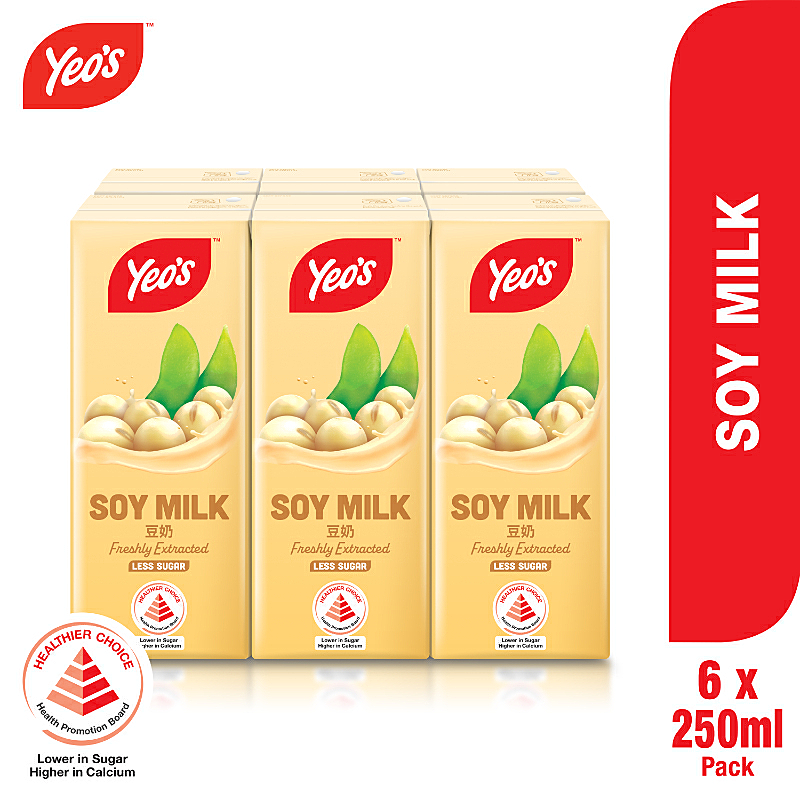 Yeo'S Soya Bean Milk 6s X 250ml