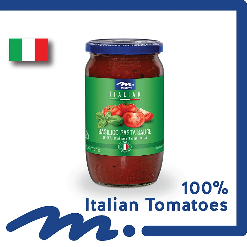 Meadows Basilico Pasta Sauce 680g