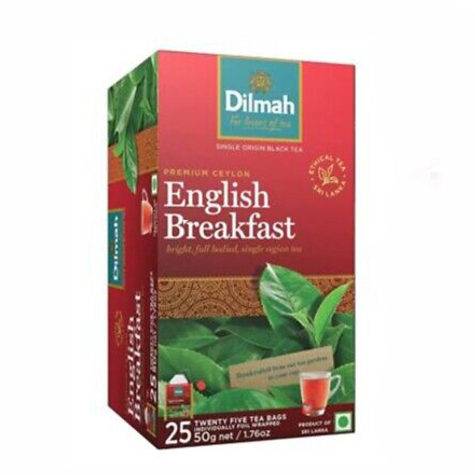 Dilmah Tea Bags - English Breakfast 25s X 2g