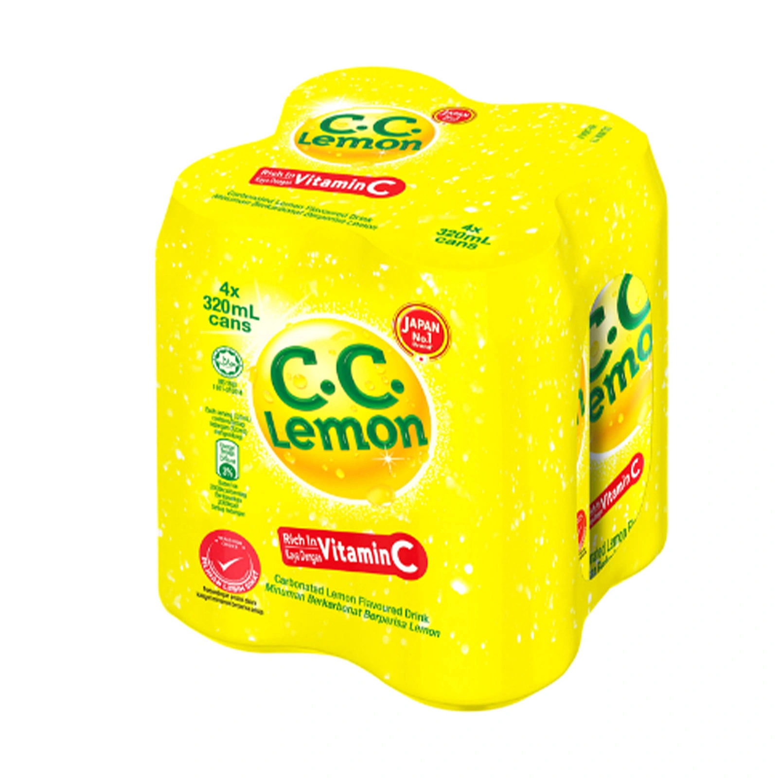 Suntory Cc Lemon Can, 4x320ml