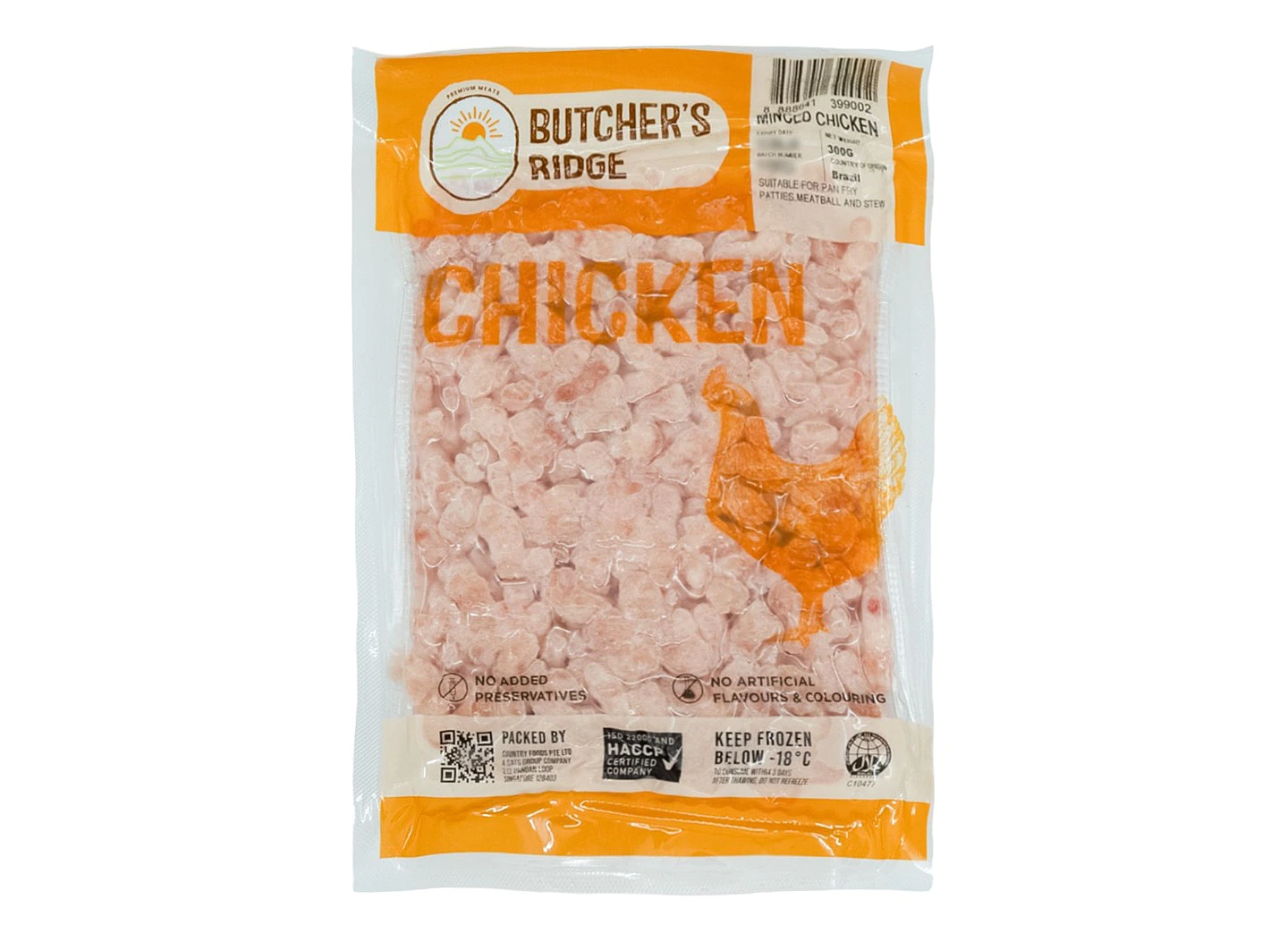 Halal Butcher'S Ridge Minced Chicken Brazil, 300g
