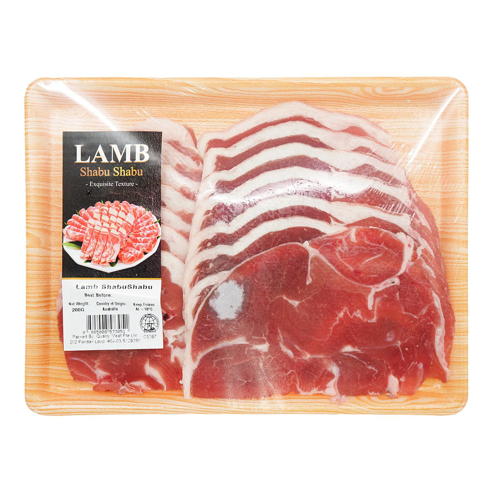 Quality Meat Lamb Shabu Australia 200g