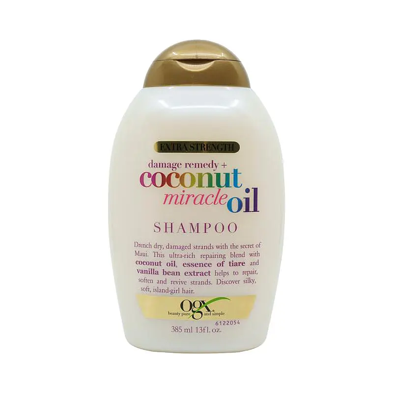 Ogx Coconut Miracle Oil Shampoo, 385ml .