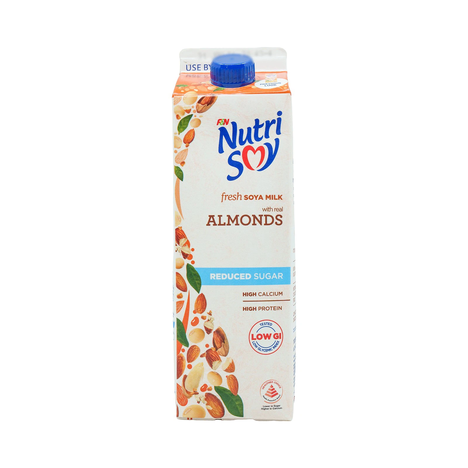Nutrisoy Almonds Reduced Sugar Soya Milk 946ml