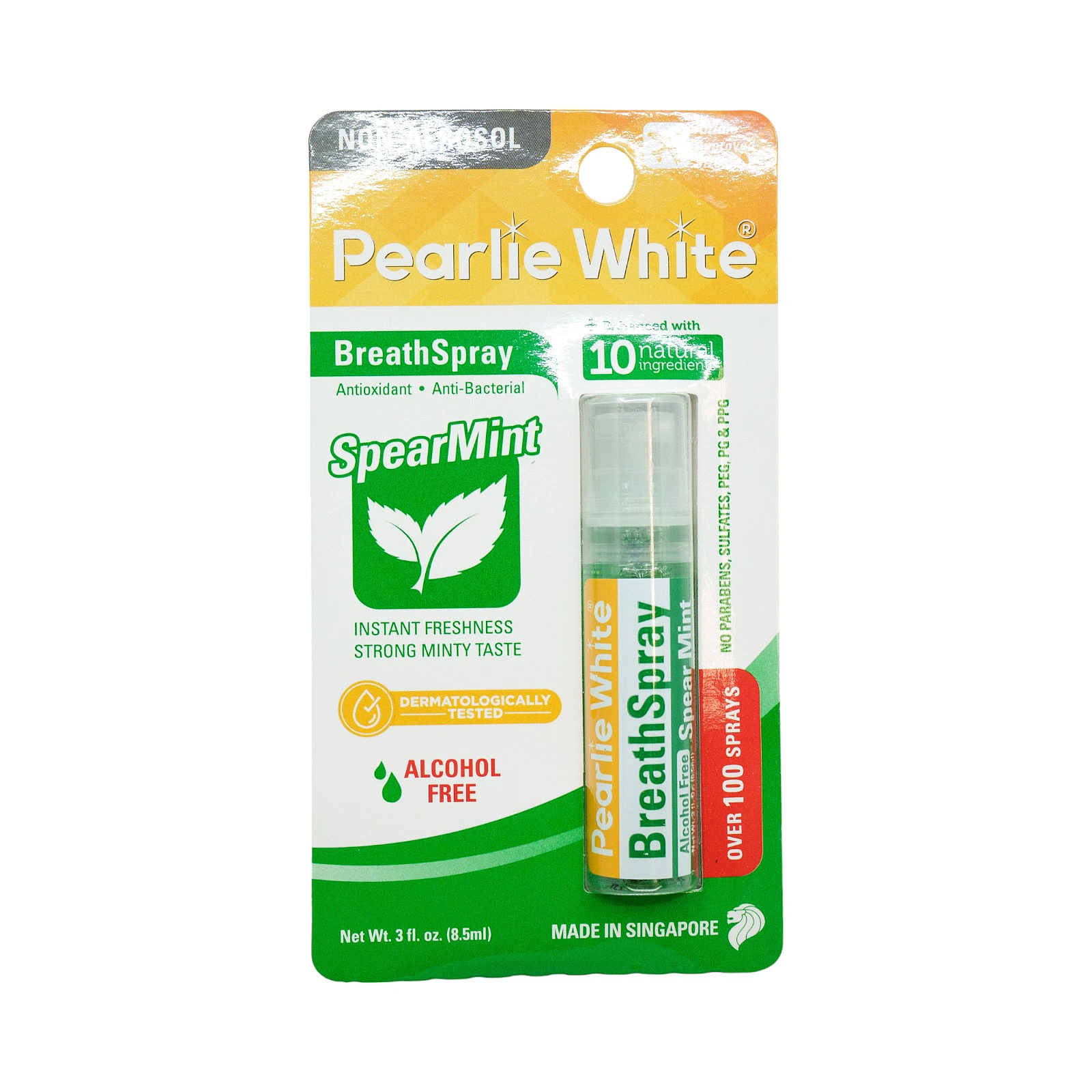 Pearlie White Breath Spray Spearmint