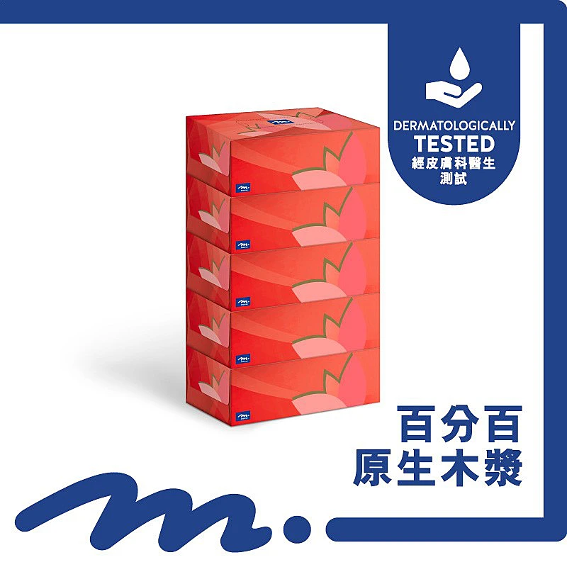 MEADOWS 柔韌至尊4層袋裝面紙-桂花清香4 PK