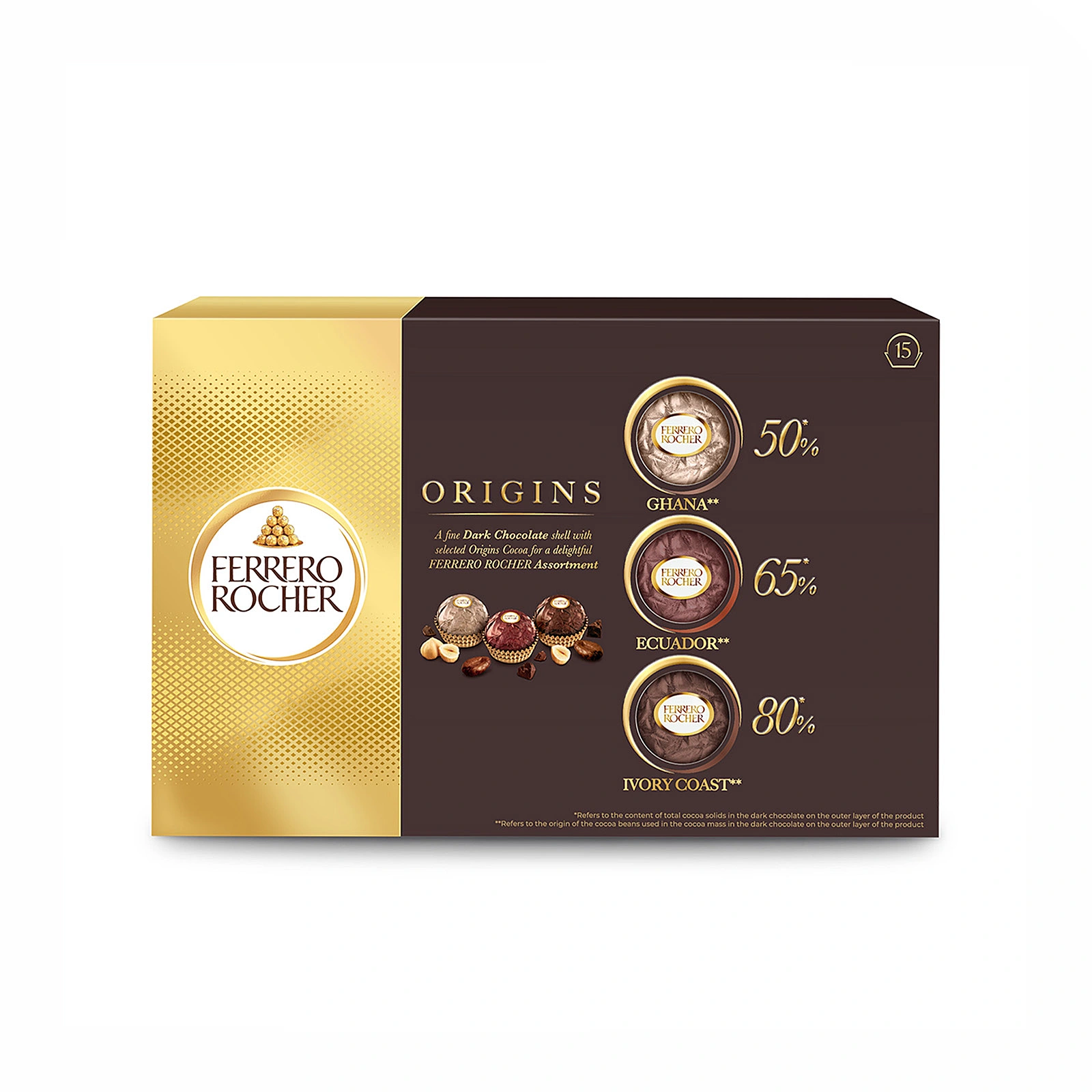 Ferrero Rocher Origins T15, 187.5g