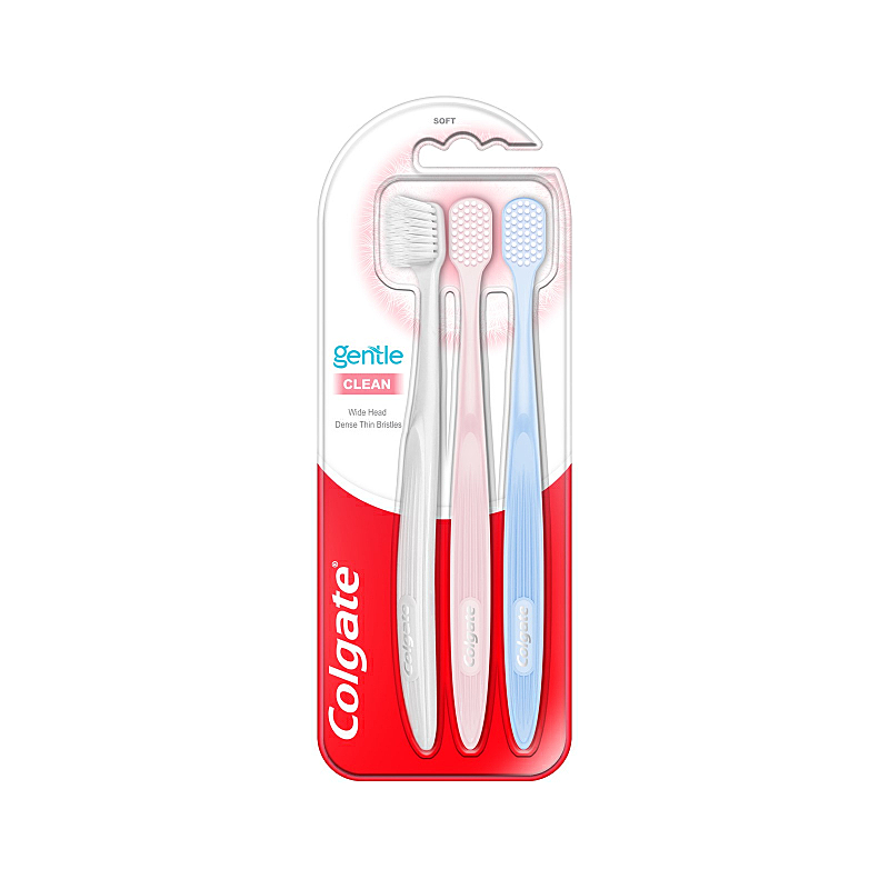 Colgate Gentle Clean Toothbrush 3s