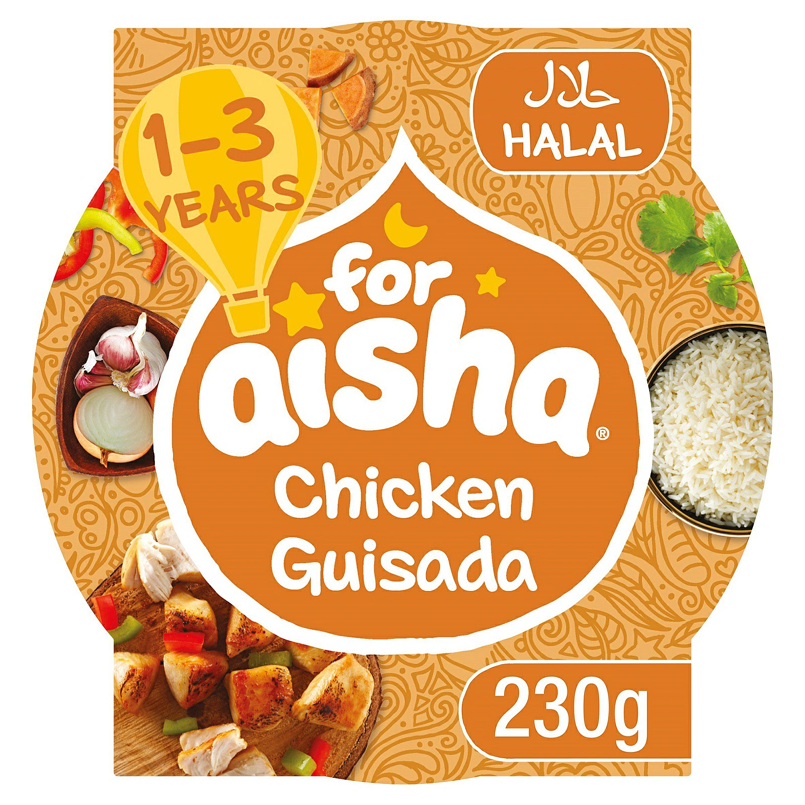 For Aisha 1-3 Years Chicken Guisada, 230g