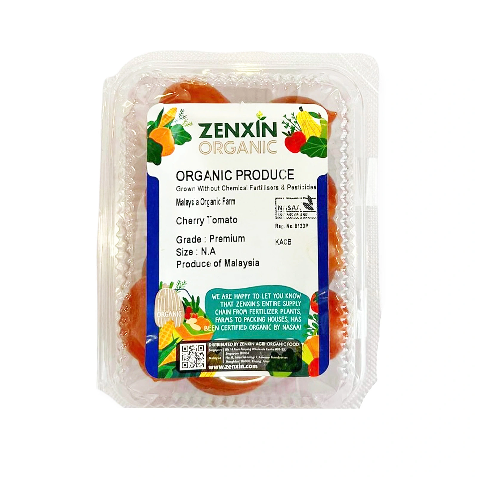 Zenxin Organic Cherry Tomato Malaysia Pack 200g