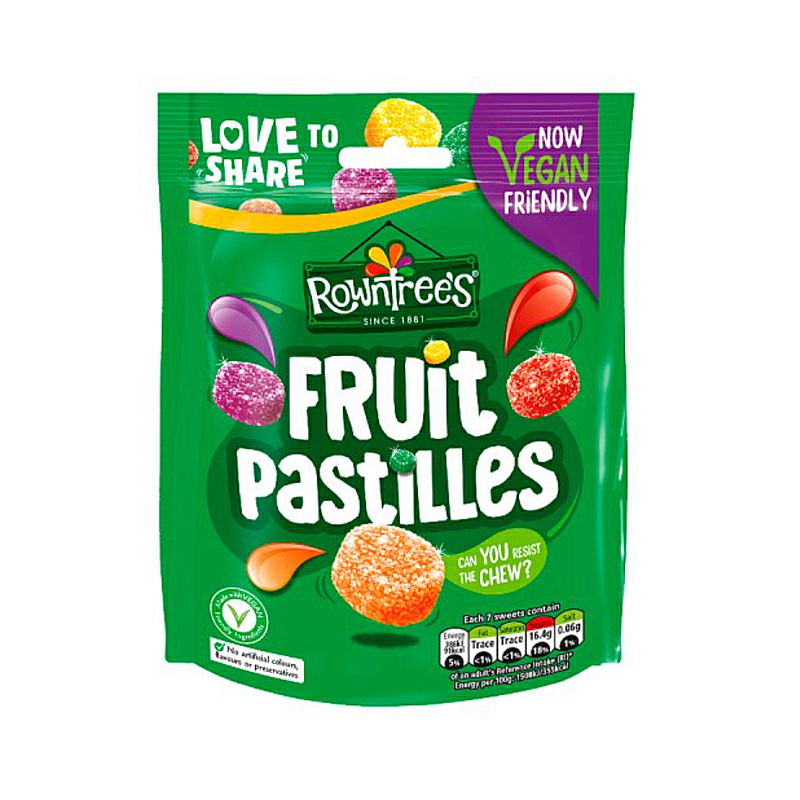 Rowntrees  Pastile Vegan 143g