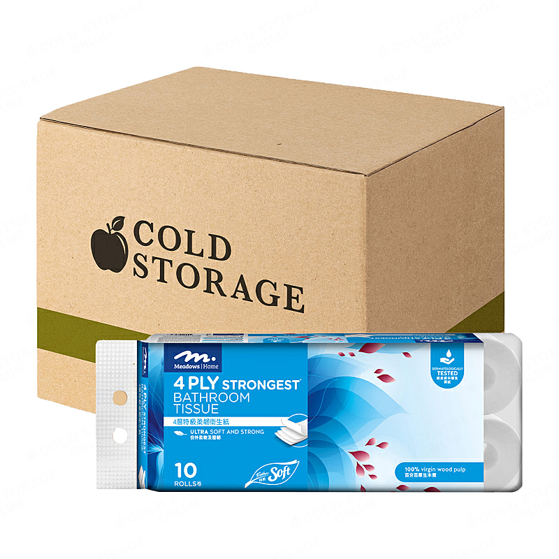 Meadows Home 4Ply Toilet Paper 6 x 10Rolls x 205s