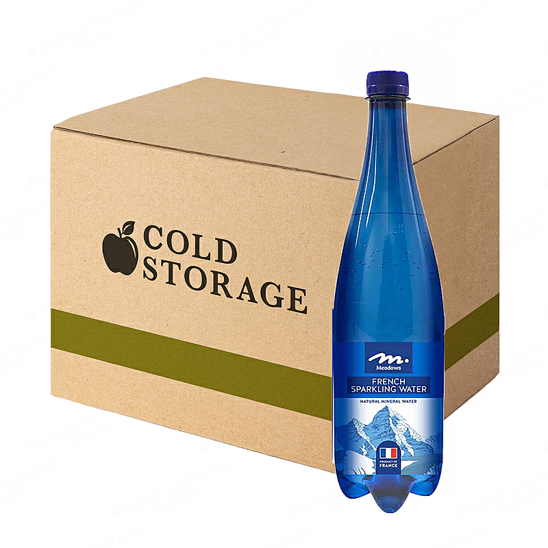 Meadows Sprkling Nat Mineral Water 6 x 1l