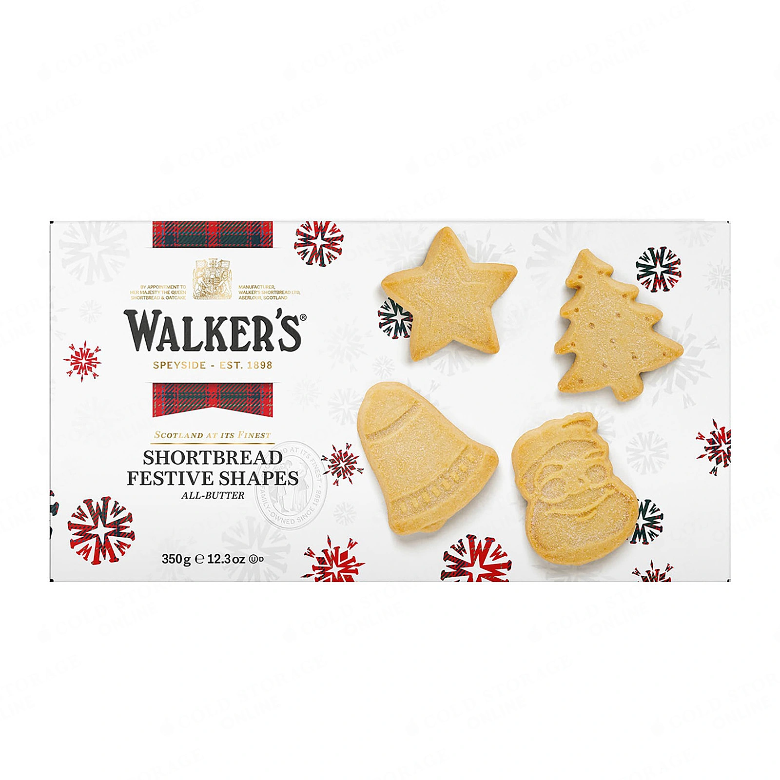 Walkers Shortbread Festive Shapes 350g