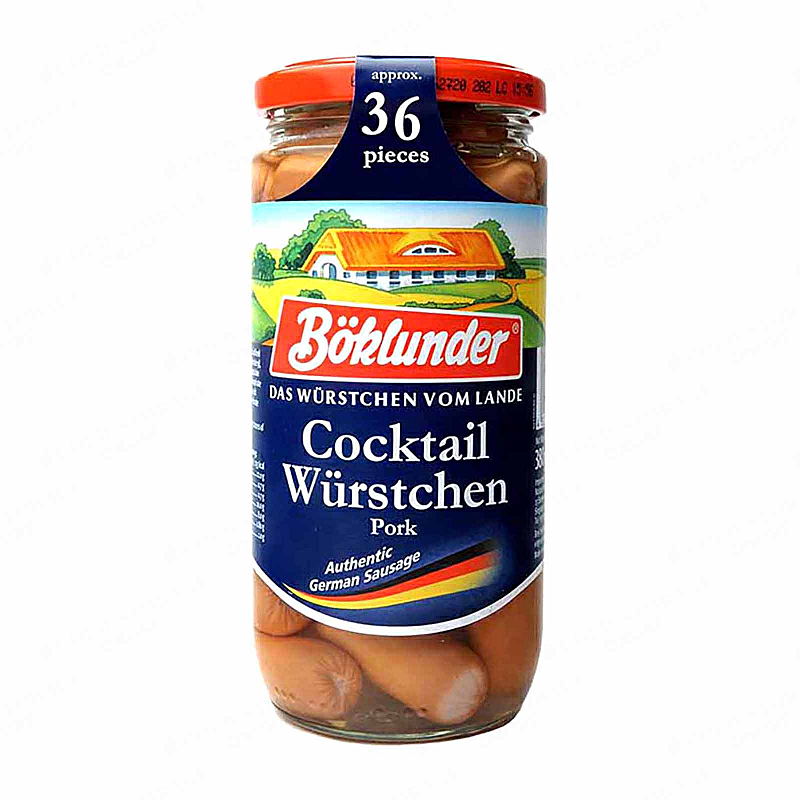 Boklunder Cocktail Sausage Pork 380g
