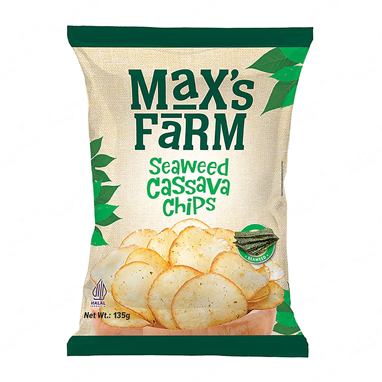Max's Farm Cassava Chips Seaweed 135g