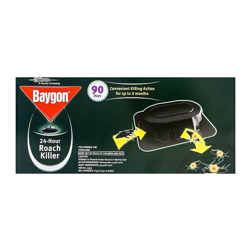 Baygon 24-Hour Roach Killer 6s