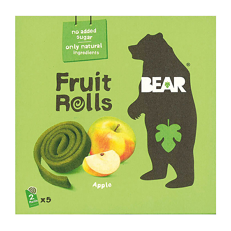 Bear Fruit Rolls Apple 5x20g