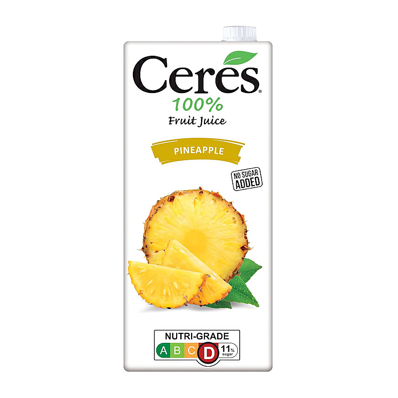 Ceres 100% Pineapple Fruit Juice 1L