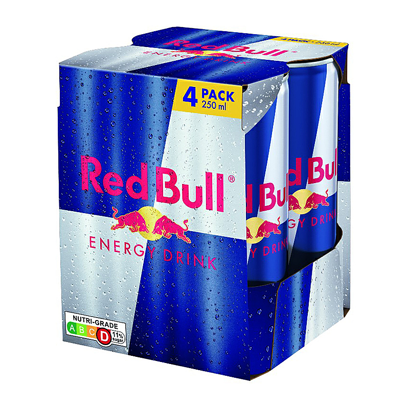 Red Bull Energy Drinks 4x250ml