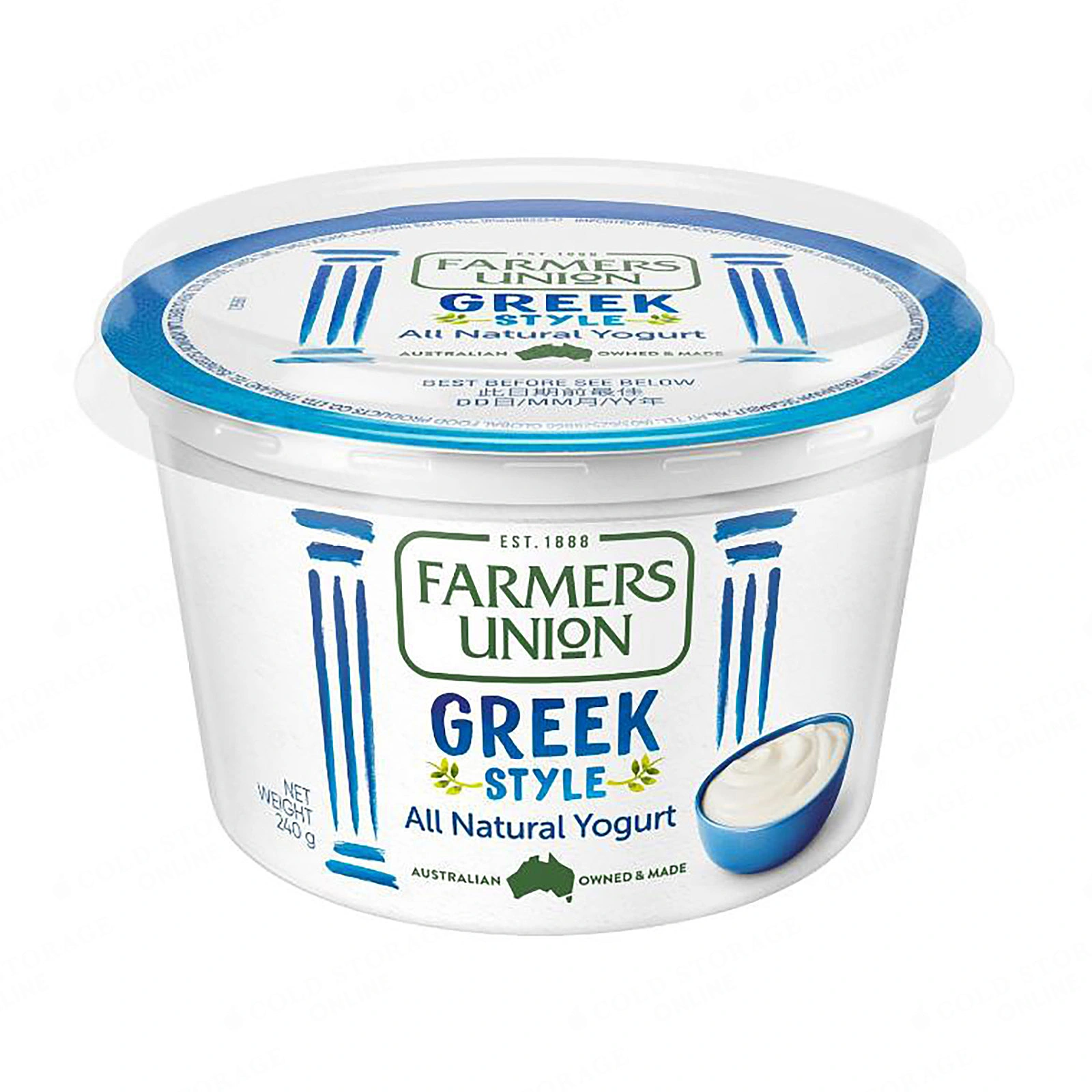 Farmers Union Greek Style Natural Yogurt 240g