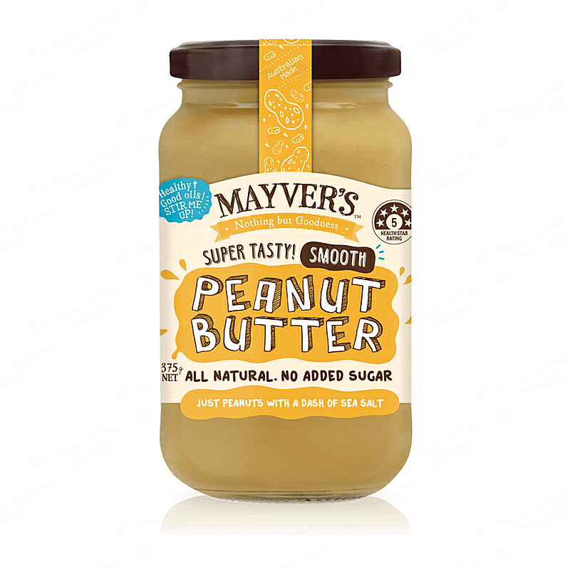 Mayver's Smooth Peanut Butter 375g