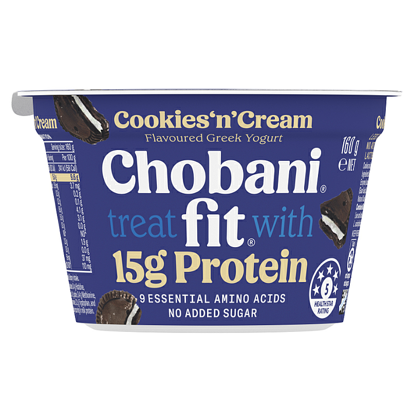 Chobani Fit Cookies & Cream Greek Yogurt 160g