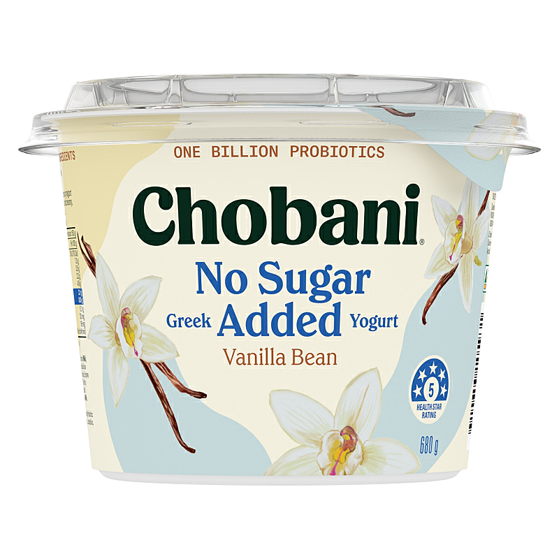 Chobani No Sugar Added Vanilla Yogurt 680g