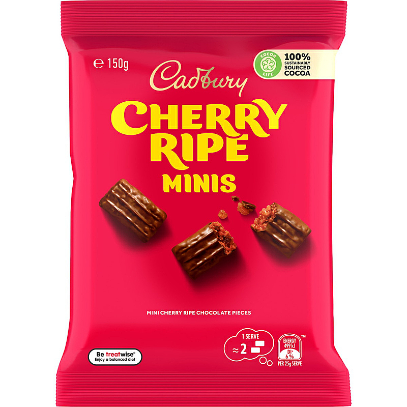 Cadbury Cherry Ripe Minis 150g