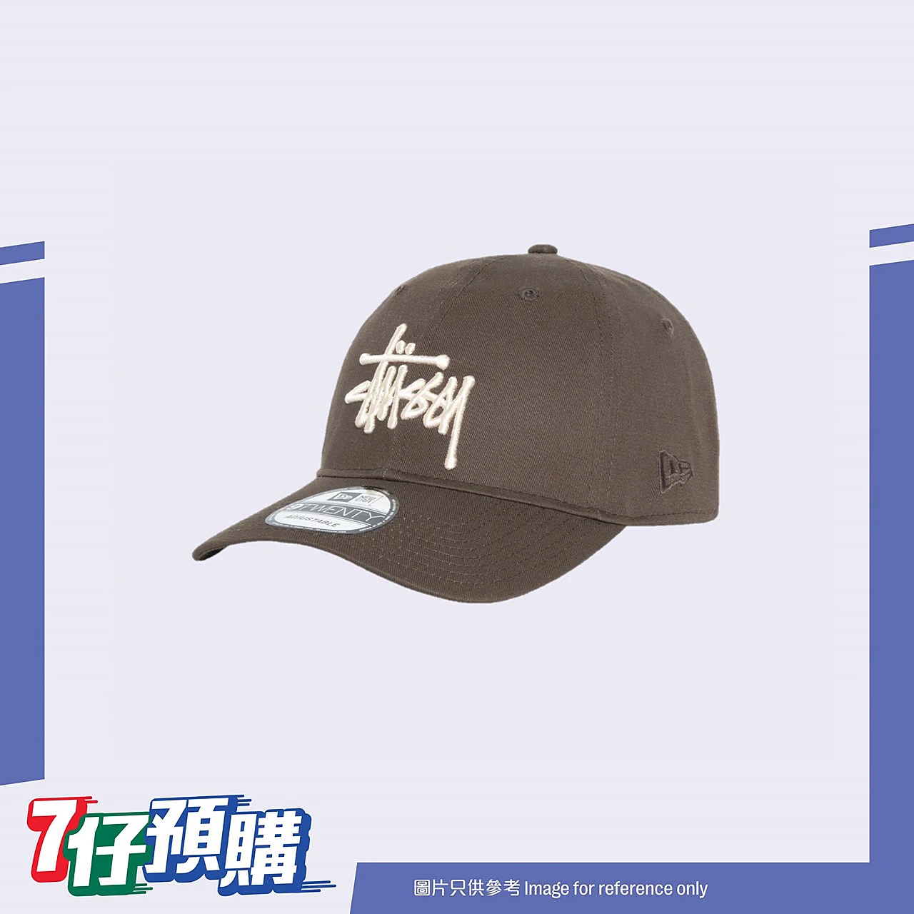 STUSSY NEW ERA 9TWENTY BASIC STRAPBACK - BLACK