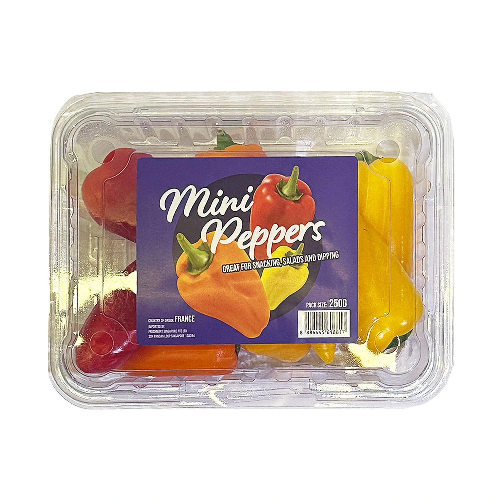 Mini Peppers France 250g