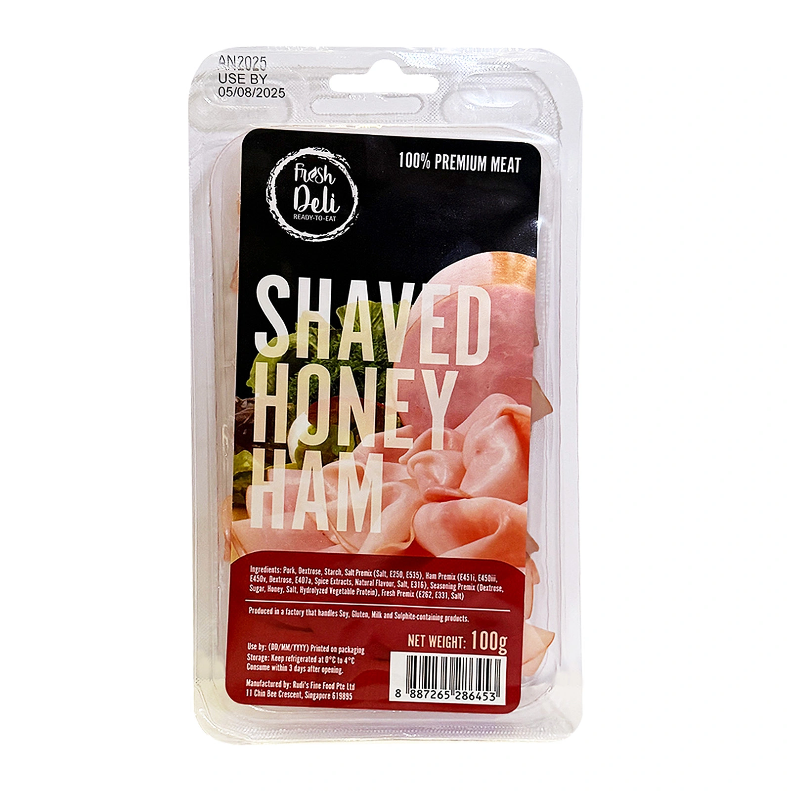 Fresh Deli Shaved Honey Ham 100g